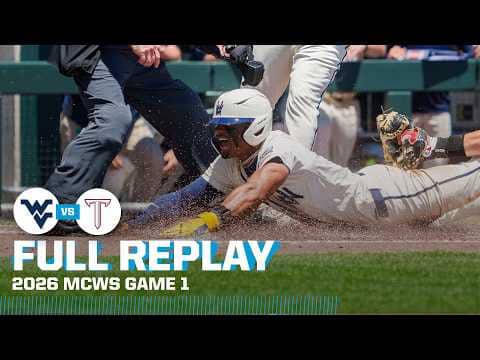 OPENING GAME West Virginia vs. Troy: 2026 Men's College World Series | FULL REPLAY