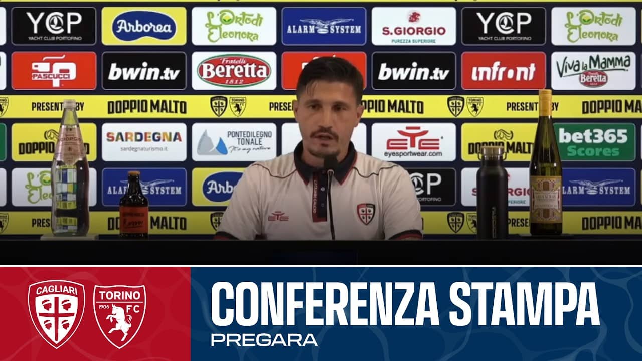 SERIE A ENILIVE | MISTER PISACANE IN CONFERENZA STAMPA | CAGLIARI - TORINO