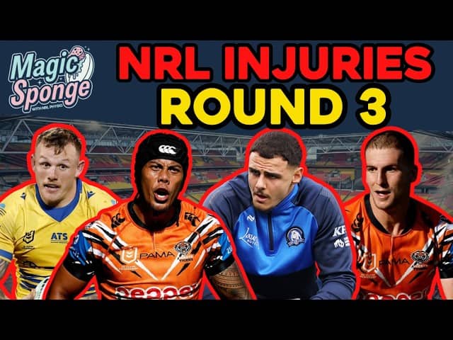 The Magic Sponge Podcast - Round 3 Injuries + is Jacob Kiraz a ticking time bomb?
