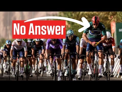 Sprint Was Over Before It Began In AlUla Tour 2026 Stage 2