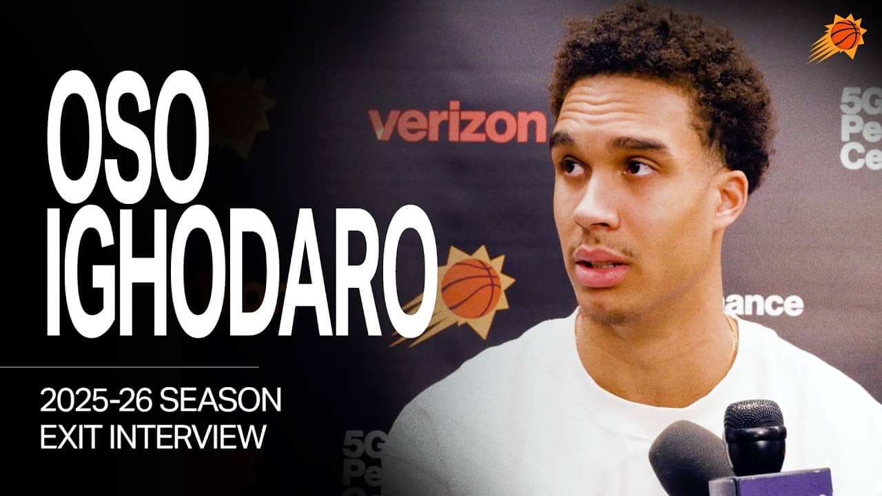 Oso Ighodaro 2025-26 Season Exit Interview | Phoenix Suns