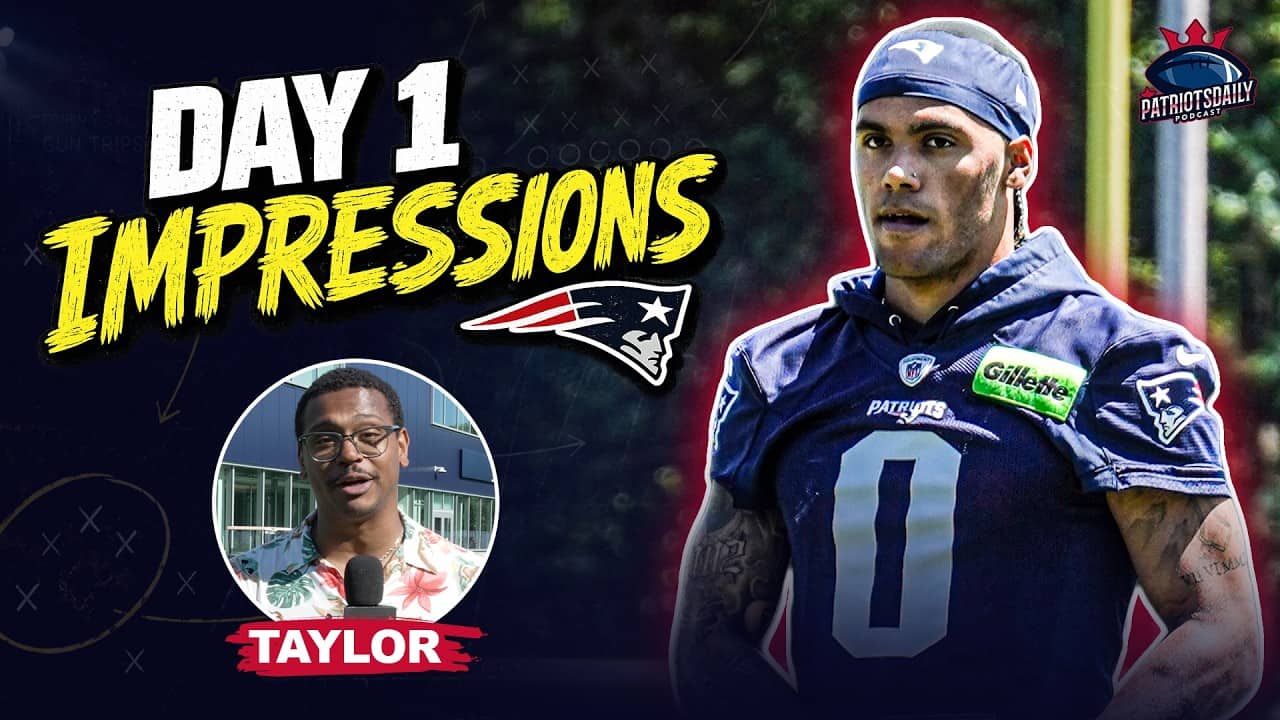 Christian Gonzalez SHOWS UP for Patriots Minicamp | Patriots Daily