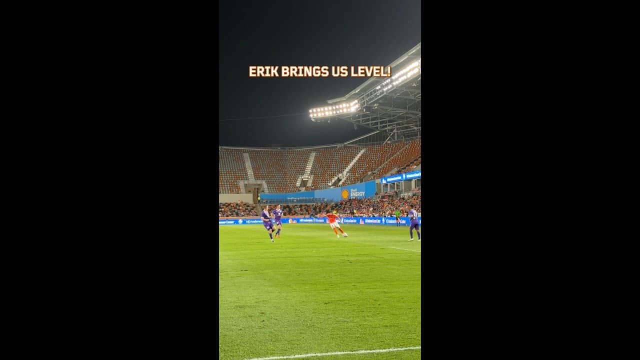 Erik equalizes at the death!
