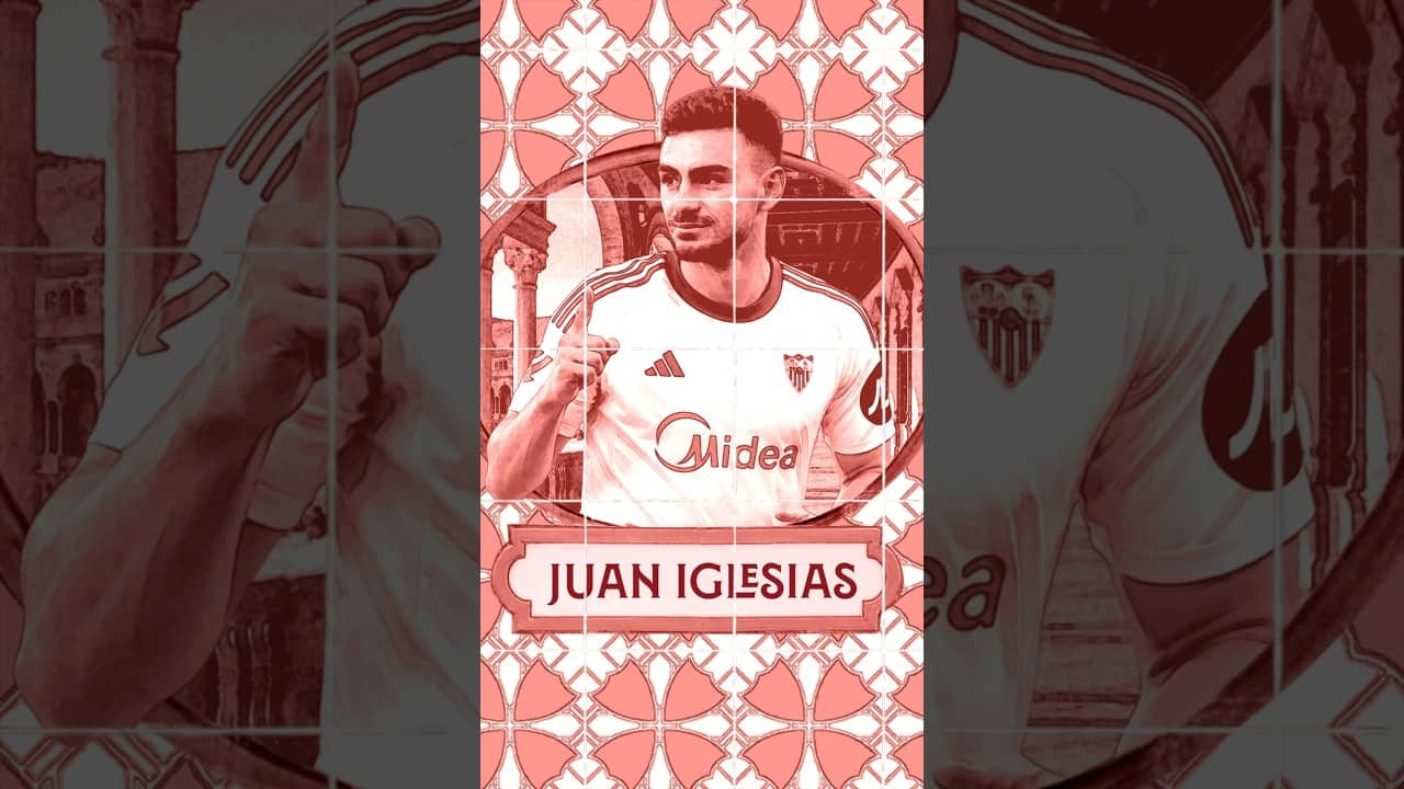 Juan Iglesias, nuevo jugador sevillista hasta 2030 🫵🏽❤️ #sevillafc #futbol #laliga #shorts