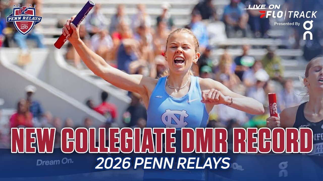 COLLEGIATE RECORD!!! North Carolina breaks the Women's DMR Record at Penn Relays!