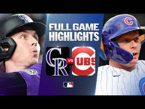 ROCKIES vs. CUBS Full Game Highlights (6/16/26) | MLB Highlights