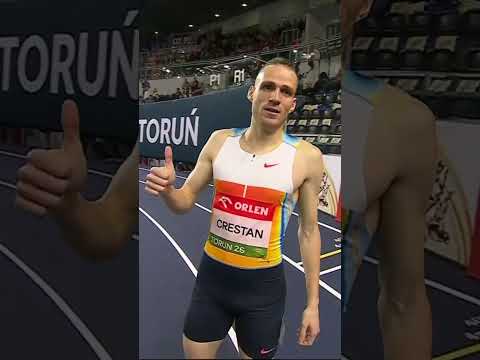 Eliott Crestan's 800m streak continues in ToruΕ π₯ #worldindoortour #belgium #torun #athletics