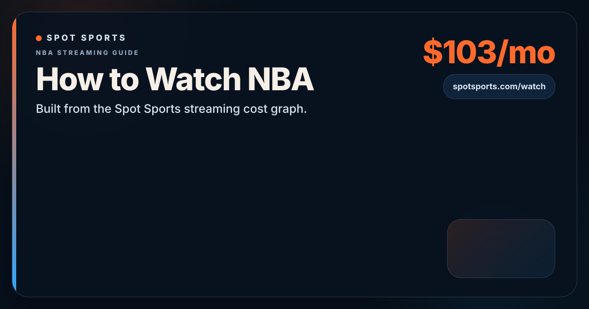 How to Watch NBA | Spot Sports